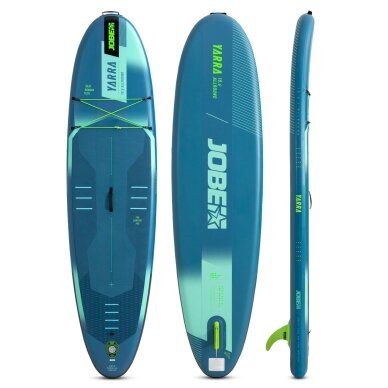Jobe Aero Yarra 10.6 Inflatable SUP Board Package - Steel Blue 1 Jobe Aero Yarra 10.6 Inflatable SUP Board Package - Steel Blue 1
