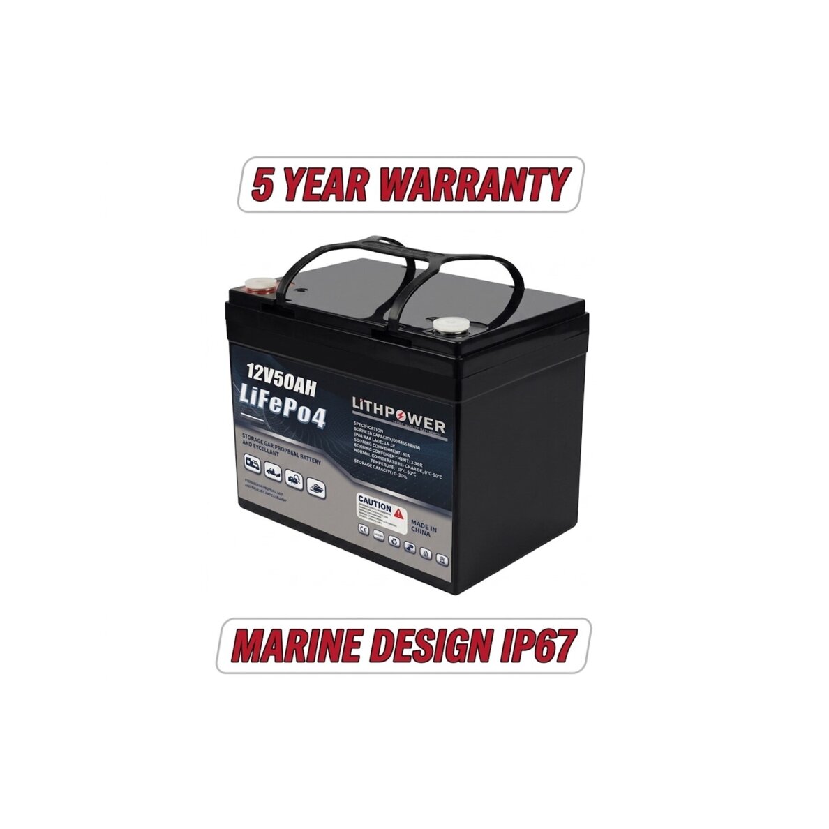 Battery LITHPOWER LiFePO4 (12.8V, 50Ah) Battery LITHPOWER LiFePO4 (12.8V, 50Ah)