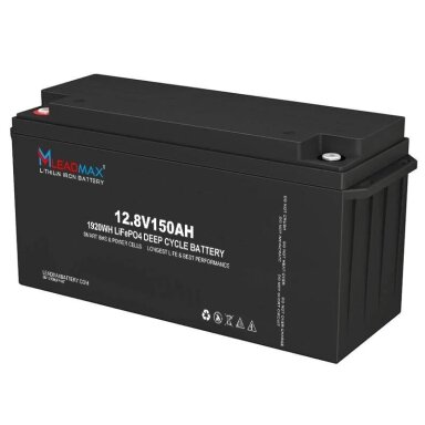 Akumuliatorius LeadMax LiFePO4 (12.8V, 150Ah)