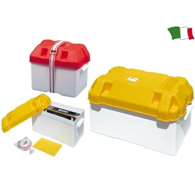 BATTERY BOX (395x180x200, yellow/white) 1