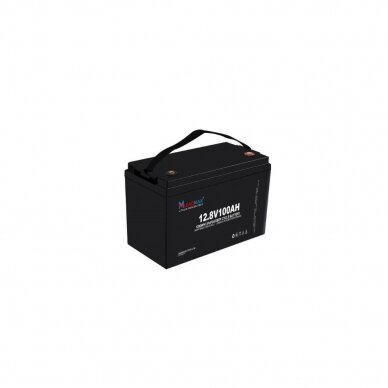 Akumuliatorius LeadMax LiFePO4 (12.8V, 50Ah) Akumuliatorius LeadMax LiFePO4 (12.8V, 50Ah)