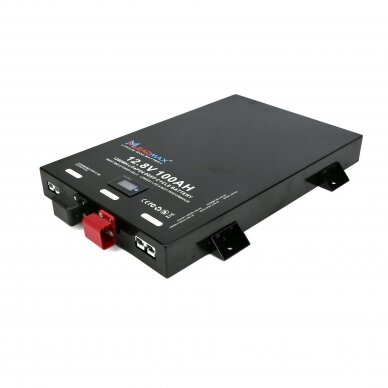 Akumuliatorius LeadMax Slimline LiFePO4 (12.8V, 100Ah) 1 Akumuliatorius LeadMax Slimline LiFePO4 (12.8V, 100Ah) 1