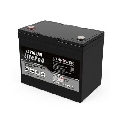 Battery LITHPOWER LiFePO4 (12.8V, 100Ah) 1 Battery LITHPOWER LiFePO4 (12.8V, 100Ah) 1