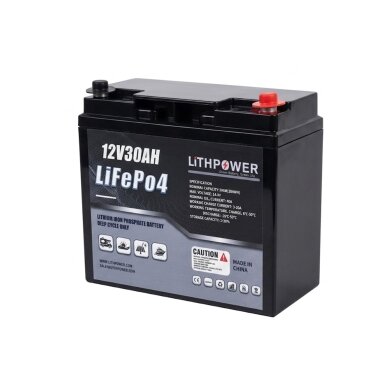 Battery LITHPOWER LiFePO4 (12.8V, 30Ah) 2 Battery LITHPOWER LiFePO4 (12.8V, 30Ah) 2