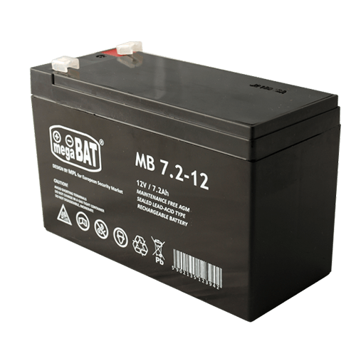 megaBAT VRLA AGM battery 7,2AH 12V megaBAT VRLA AGM battery 7,2AH 12V