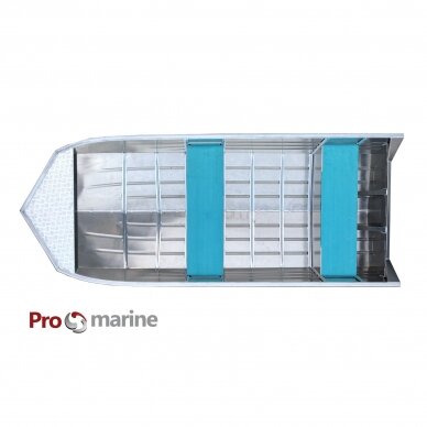 Aluminum boat  ProMarine GY430 (Length 4,3m., width 1,9m) 3