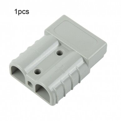 Anderson plug, Housing with terminals 120A,600V,Gray 1 Anderson plug, Housing with terminals 120A,600V,Gray 1