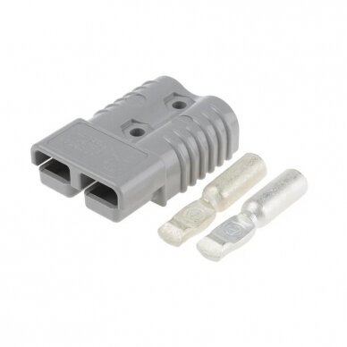 Anderson plug, Housing with terminals 120A,600V,Gray