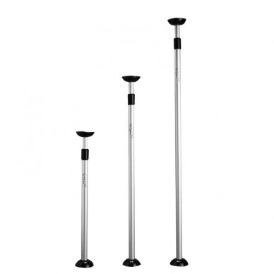 Atrama tento įtempimui , teleskopinė 86,5-150cm. aliuminis Atrama tento įtempimui , teleskopinė 86,5-150cm. aliuminis