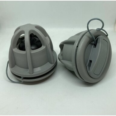 BORIKA Air valve for inflatable boats, grey