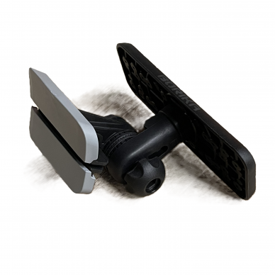 BORIKA-FASTEN Echoloto laikiklis su posukiu ant liktroso 164x68 mm juoda 1