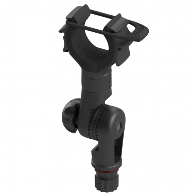 BORIKA-FASTEN Swivel-Tilt Holder with Elastic Clip for Securing of Different Objects Ø from 15 to 50 mm