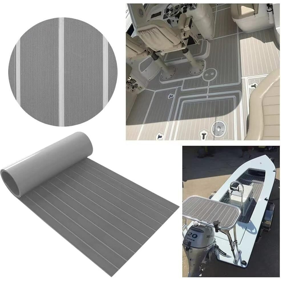 EVA Decking Sheet (light grey with white, 2400*1200*6mm, 3M sticker, H-04) 2 EVA Decking Sheet (light grey with white, 2400*1200*6mm, 3M sticker, H-04) 2
