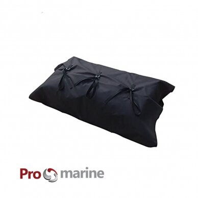 Large carrying bag-envelope fastened with straps for inflatable boats