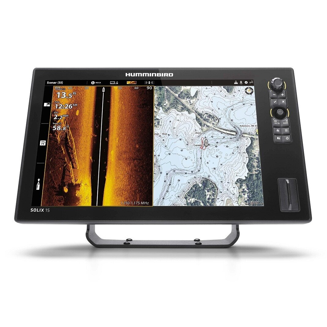 HUMMINBIRD SOLIX 15 Fish Finder & GPS Chart Plotter CHIRP 2D, MEGA DI+, MEGA SI+ HUMMINBIRD SOLIX 15 Fish Finder & GPS Chart Plotter CHIRP 2D, MEGA DI+, MEGA SI+
