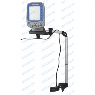 Fishfinder platform (100x100 mm) with telescopic transducer holder with provision for installation of various transducers 1