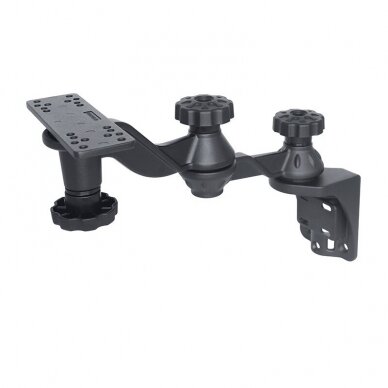 Fishfinder Holder with Swing Arm double, vertical mount