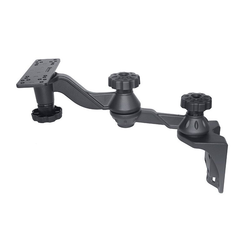 Fishfinder Holder with Swing Arm double, vertical mount 1