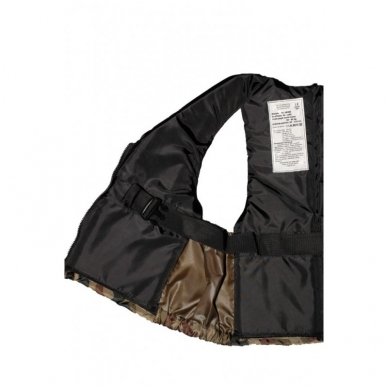 Camouflage universal life jacket for fishermen 80-100kg (50N) 5