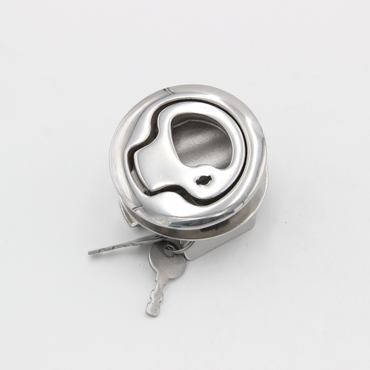 Hatch handle/lock (62mm Ø, stainless steel AISI316)