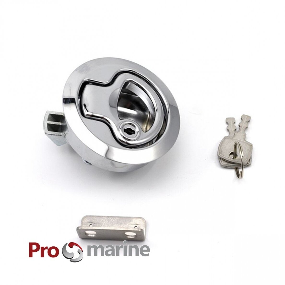 Push Latch Boat Lock, (diam 61mm, Material:Zinc Alloy) 1 Push Latch Boat Lock, (diam 61mm, Material:Zinc Alloy) 1