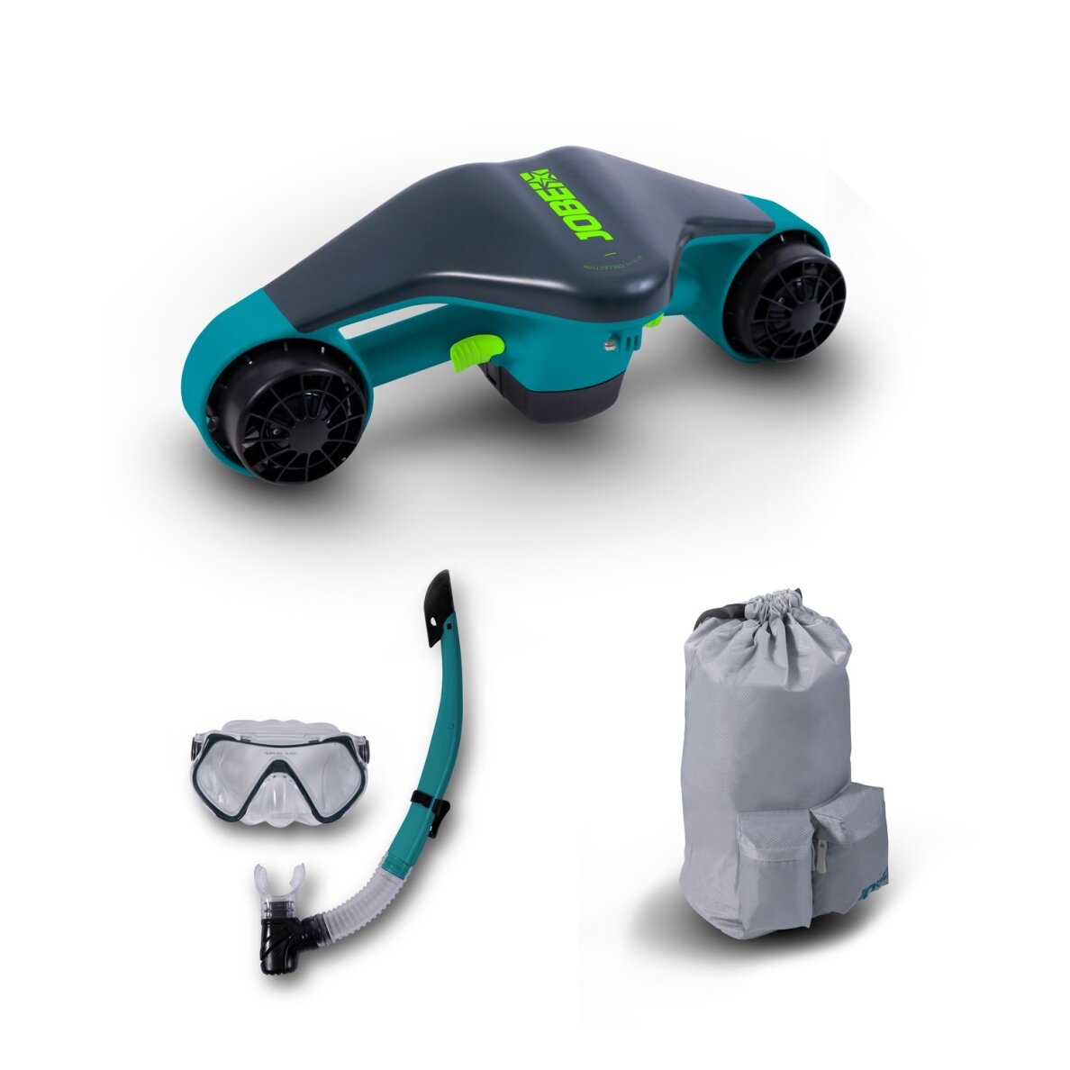 Jobe Infinity Seascooter with Bag and Snorkel Set Jobe Infinity Seascooter with Bag and Snorkel Set
