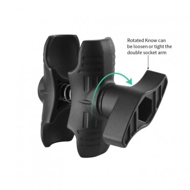 Jungtis dviguba Double Socket Arm, D dydis, 13cm 1 Jungtis dviguba Double Socket Arm, D dydis, 13cm 1