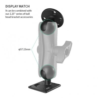 Jungtis dviguba Double Socket Arm, D dydis, 21cm 2 Jungtis dviguba Double Socket Arm, D dydis, 21cm 2