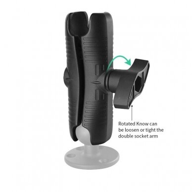 Jungtis dviguba Double Socket Arm, D dydis, 21cm 3 Jungtis dviguba Double Socket Arm, D dydis, 21cm 3