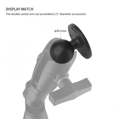 Double Socket Arm, C size, 24cm 2 Double Socket Arm, C size, 24cm 2