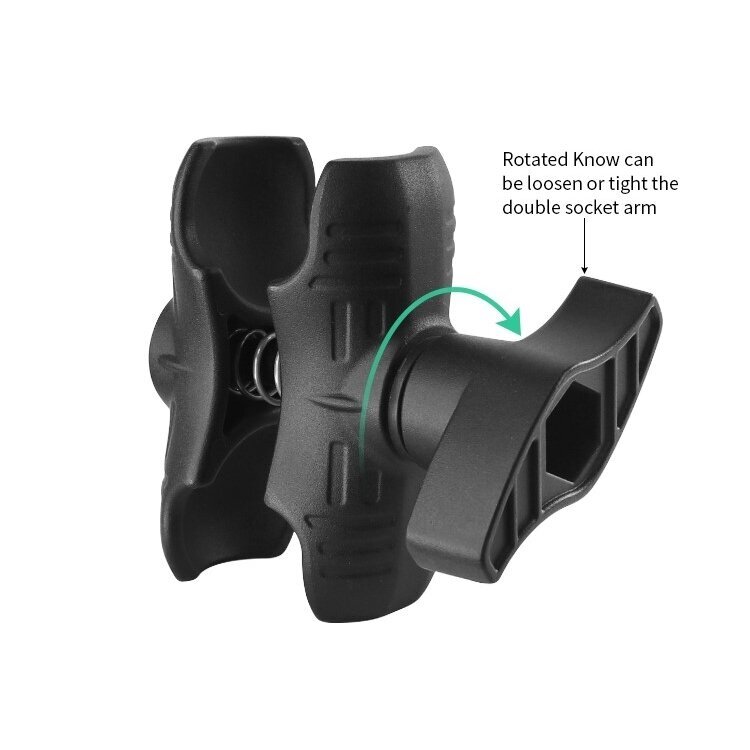Jungtis dviguba Double Socket Arm, D dydis, 13cm 1