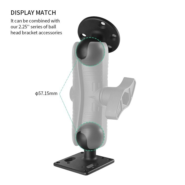 Jungtis dviguba Double Socket Arm, D dydis, 21cm 4 Jungtis dviguba Double Socket Arm, D dydis, 21cm 4