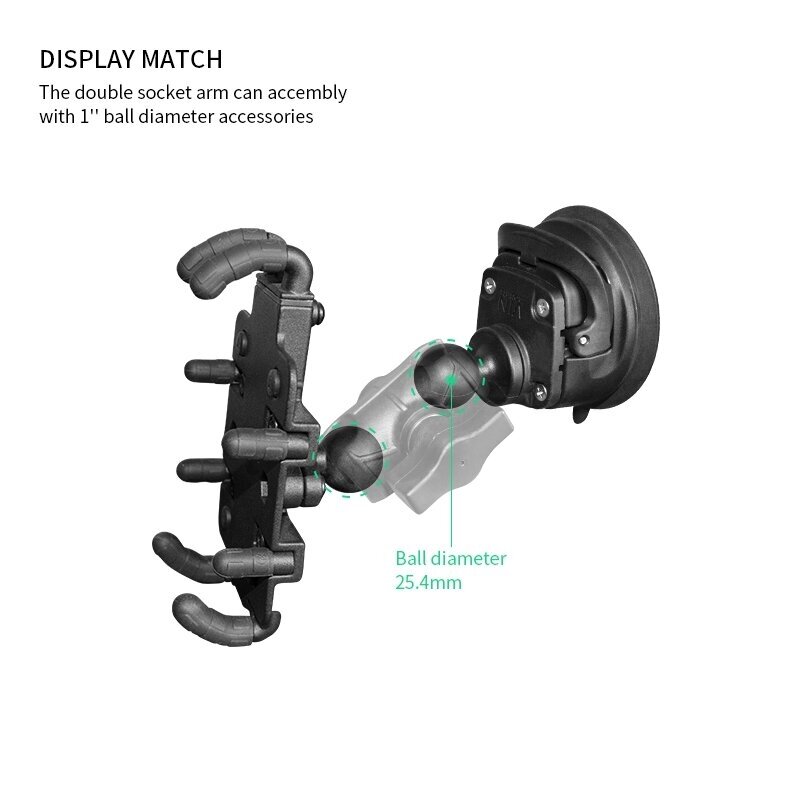 Double Socket Arm, B size, 6cm 2 Double Socket Arm, B size, 6cm 2