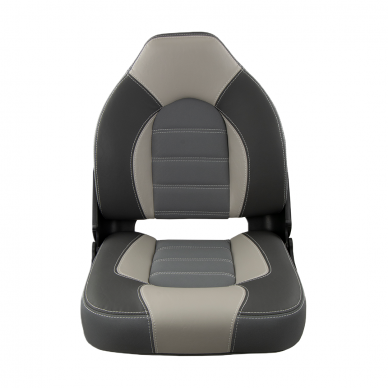 Boat seat SPRINGFIELD Skipper Premium, High Back, Charcoal/Gray Black Shell 1