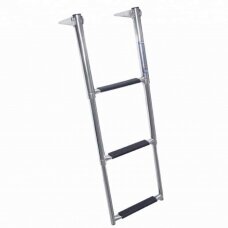Ladder telescopic stainless steel (3 steps)