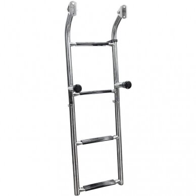 Kopetėlės atlenkiamos nerūdijančio plieno (4 pakopų, LxW:875x228mm) 2
