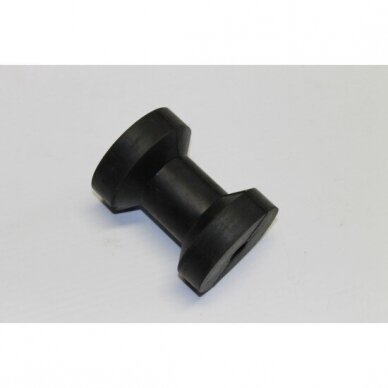 Spool/keel roller, polymer, black, total diam.70mm, w.102m, 16mm bore