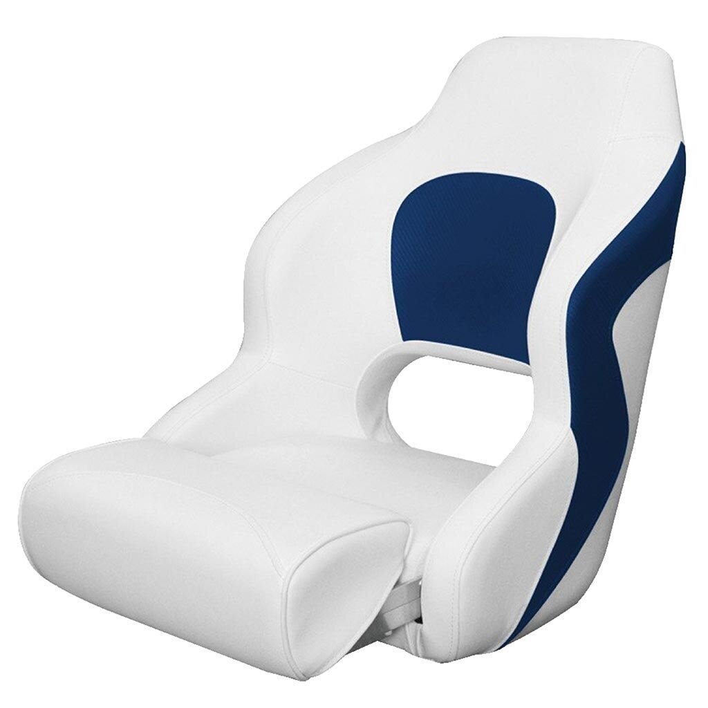 Boat seat Premium Captain's (White/Blue) Boat seat Premium Captain's (White/Blue)