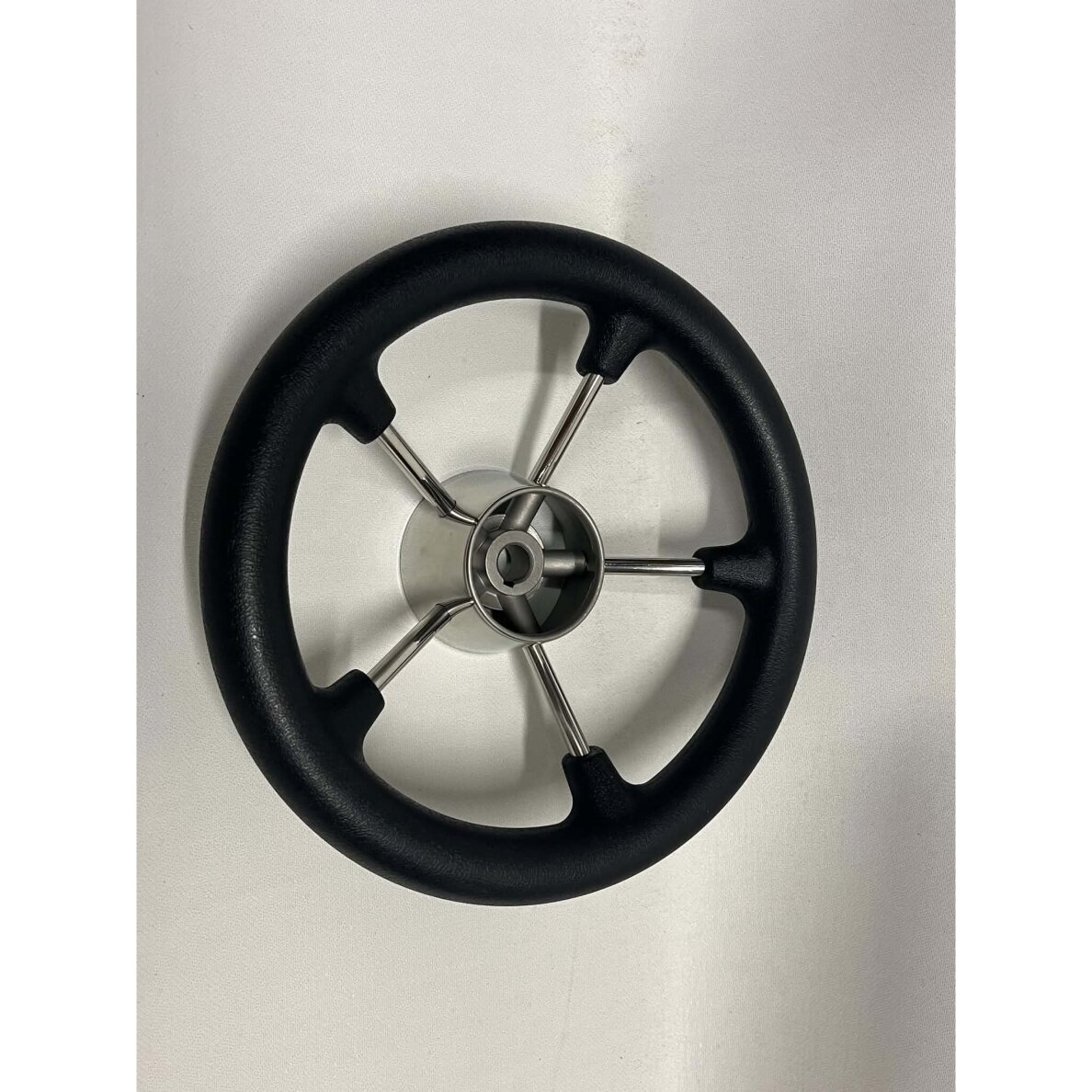Boat Steering Wheel, Stainless Steel, Black, 280 mm 1 Boat Steering Wheel, Stainless Steel, Black, 280 mm 1