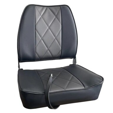 MyBoat Economy Multicolor Boat Seat - Graphite / Grey