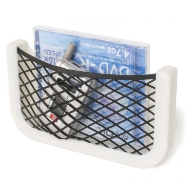 Wall mounted net storage 20x120x205mm, white Wall mounted net storage 20x120x205mm, white