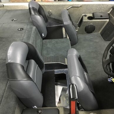 Laivo sėdynė BASS BOAT PREMIUM HIGH BACK GREY - Charcoal - Charcoal 2