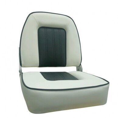 Boat seat ECONOMY PLUS WHITE - BLACK 1