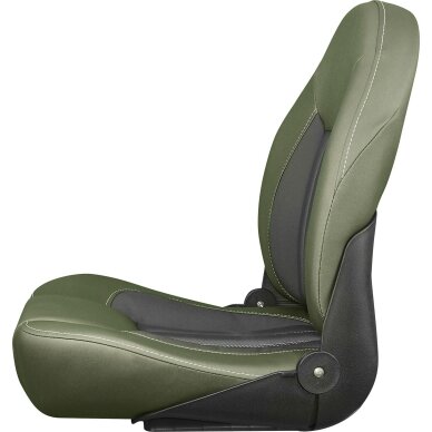 TEMPRESS ProBax Orthopedic Boat Seat – Green/Black/Carbon 1 TEMPRESS ProBax Orthopedic Boat Seat – Green/Black/Carbon 1
