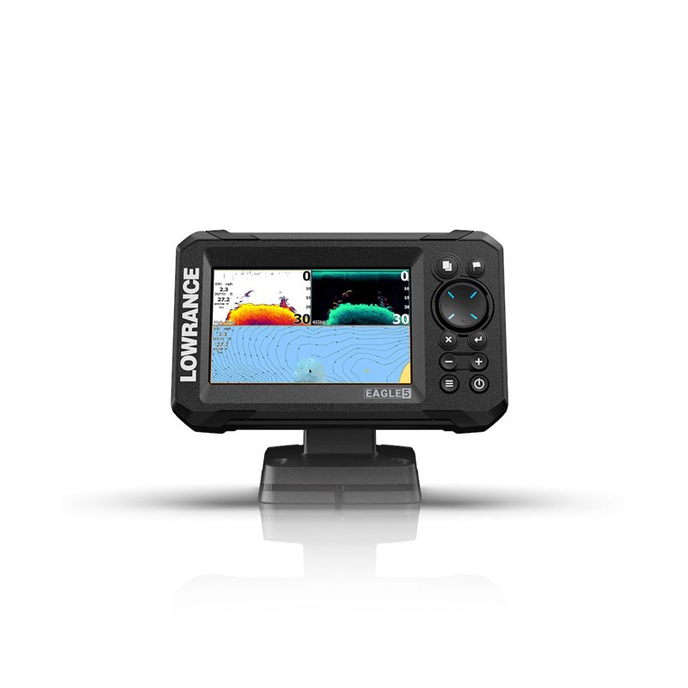 Lowrance echolotas EAGLE 5" su 83/200 HDI sonaru Lowrance echolotas EAGLE 5" su 83/200 HDI sonaru