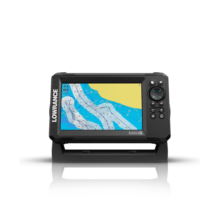 Lowrance echolotas EAGLE 7" su 83/200 HDI sonaru Lowrance echolotas EAGLE 7" su 83/200 HDI sonaru