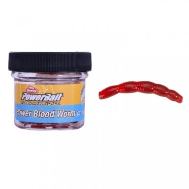 Berkley PowerBait Micro Blood Worms Berkley PowerBait Micro Blood Worms