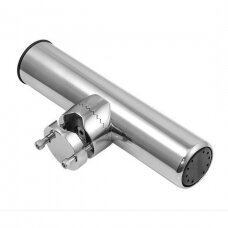 The rod holder is fixed on a pipe 22-25 mm, stainless steel