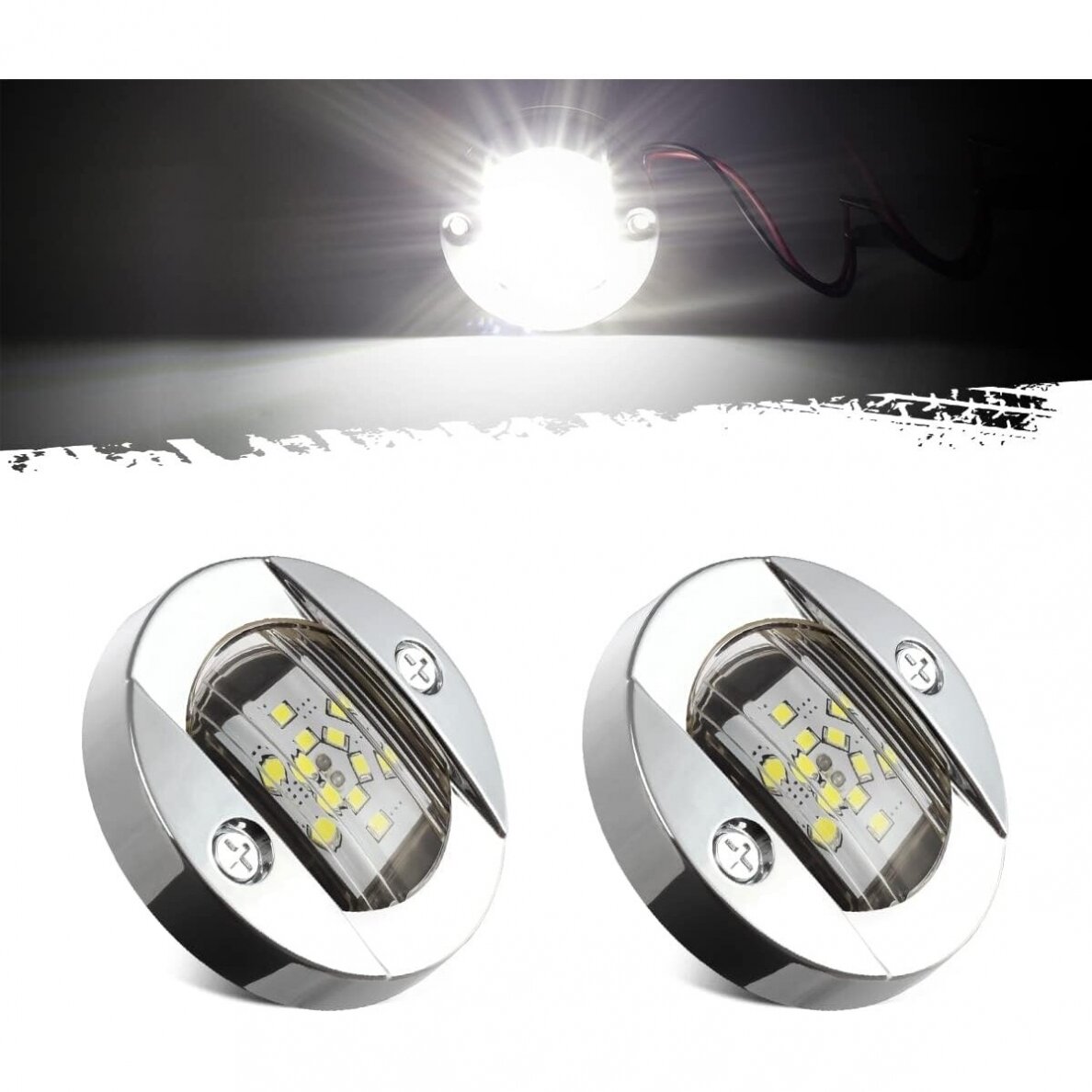 LED Stern Light Round type (12xLED, 12v, SS304) LED Stern Light Round type (12xLED, 12v, SS304)