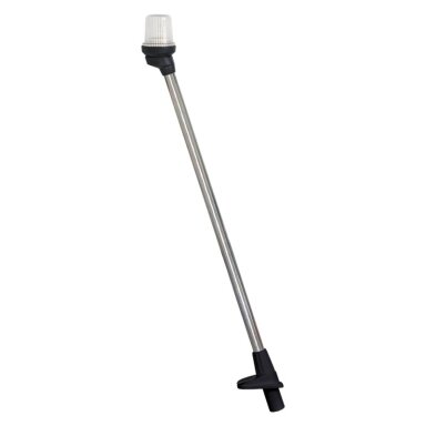 Navigation Light, White, Height 105 cm, Black Housing